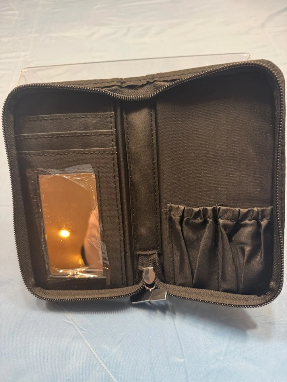 Mary Kay Black Travel Cosmetic Pouch - Picture 2 of 3